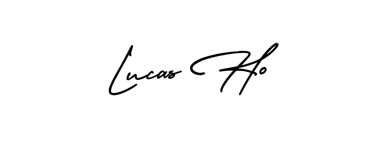 Make a beautiful signature design for name Lucas Ho. With this signature (AmerikaSignatureDemo-Regular) style, you can create a handwritten signature for free. Lucas Ho signature style 3 images and pictures png