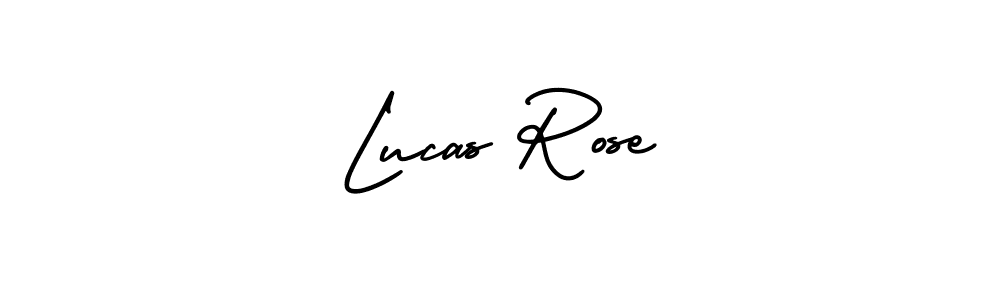if you are searching for the best signature style for your name Lucas Rose. so please give up your signature search. here we have designed multiple signature styles  using AmerikaSignatureDemo-Regular. Lucas Rose signature style 3 images and pictures png