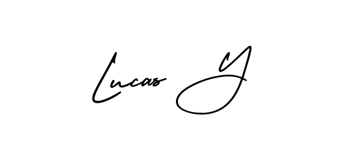 Make a beautiful signature design for name Lucas Y. Use this online signature maker to create a handwritten signature for free. Lucas Y signature style 3 images and pictures png