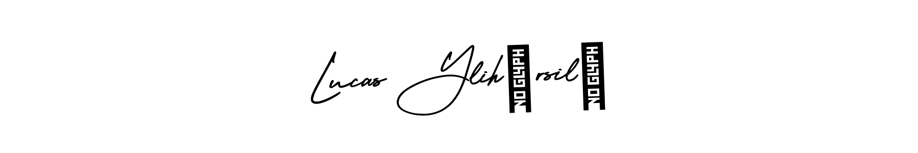 It looks lik you need a new signature style for name Lucas Ylihärsilä. Design unique handwritten (AmerikaSignatureDemo-Regular) signature with our free signature maker in just a few clicks. Lucas Ylihärsilä signature style 3 images and pictures png