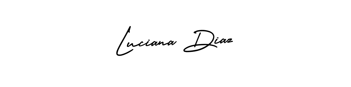 How to Draw Luciana Diaz signature style? AmerikaSignatureDemo-Regular is a latest design signature styles for name Luciana Diaz. Luciana Diaz signature style 3 images and pictures png