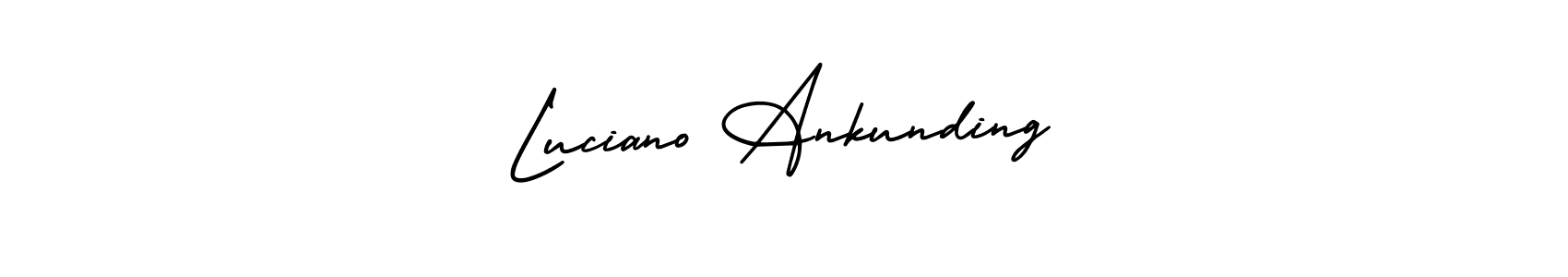 Make a beautiful signature design for name Luciano Ankunding. Use this online signature maker to create a handwritten signature for free. Luciano Ankunding signature style 3 images and pictures png