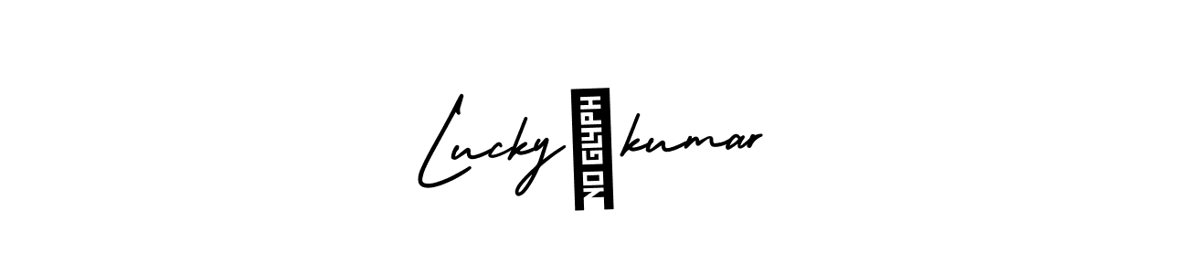 Also You can easily find your signature by using the search form. We will create Lucky❤kumar name handwritten signature images for you free of cost using AmerikaSignatureDemo-Regular sign style. Lucky❤kumar signature style 3 images and pictures png