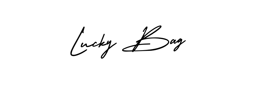 It looks lik you need a new signature style for name Lucky Bag. Design unique handwritten (AmerikaSignatureDemo-Regular) signature with our free signature maker in just a few clicks. Lucky Bag signature style 3 images and pictures png