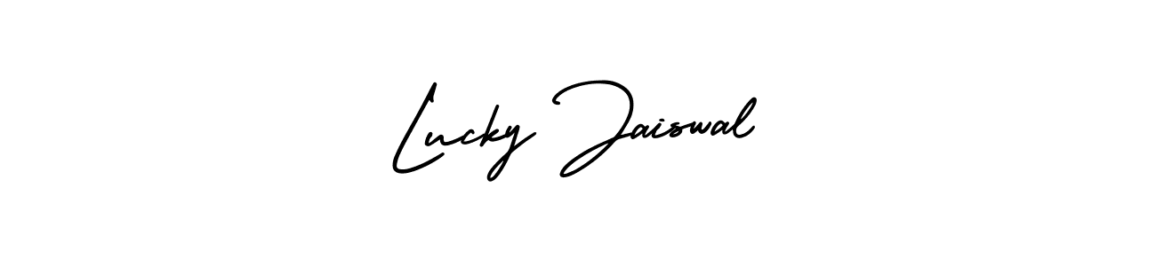 Design your own signature with our free online signature maker. With this signature software, you can create a handwritten (AmerikaSignatureDemo-Regular) signature for name Lucky Jaiswal. Lucky Jaiswal signature style 3 images and pictures png