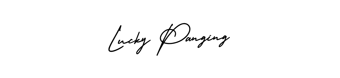 Design your own signature with our free online signature maker. With this signature software, you can create a handwritten (AmerikaSignatureDemo-Regular) signature for name Lucky Panging. Lucky Panging signature style 3 images and pictures png