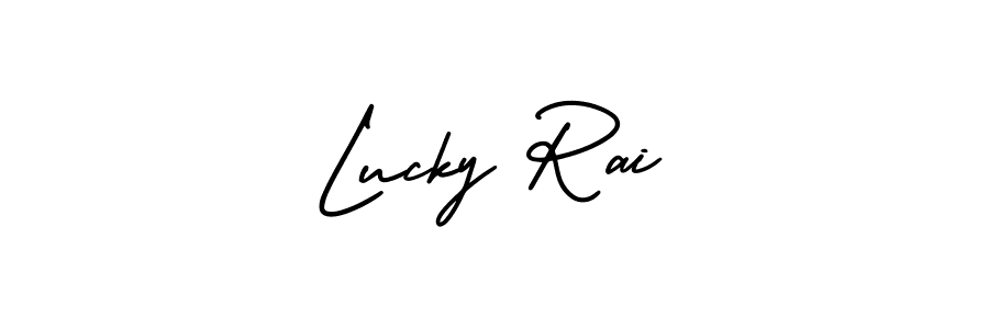 Here are the top 10 professional signature styles for the name Lucky Rai. These are the best autograph styles you can use for your name. Lucky Rai signature style 3 images and pictures png