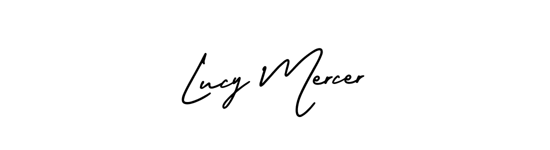 Create a beautiful signature design for name Lucy Mercer. With this signature (AmerikaSignatureDemo-Regular) fonts, you can make a handwritten signature for free. Lucy Mercer signature style 3 images and pictures png