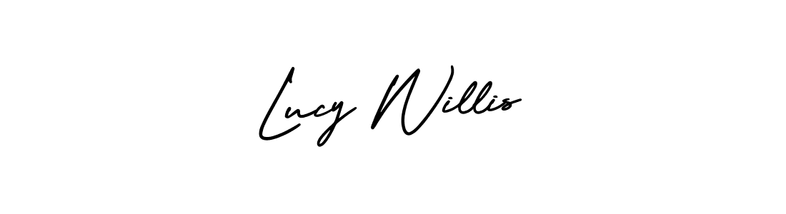 Design your own signature with our free online signature maker. With this signature software, you can create a handwritten (AmerikaSignatureDemo-Regular) signature for name Lucy Willis. Lucy Willis signature style 3 images and pictures png