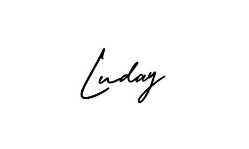 Also we have Luday name is the best signature style. Create professional handwritten signature collection using AmerikaSignatureDemo-Regular autograph style. Luday signature style 3 images and pictures png