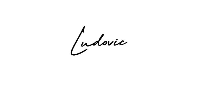 Best and Professional Signature Style for Ludovic. AmerikaSignatureDemo-Regular Best Signature Style Collection. Ludovic signature style 3 images and pictures png