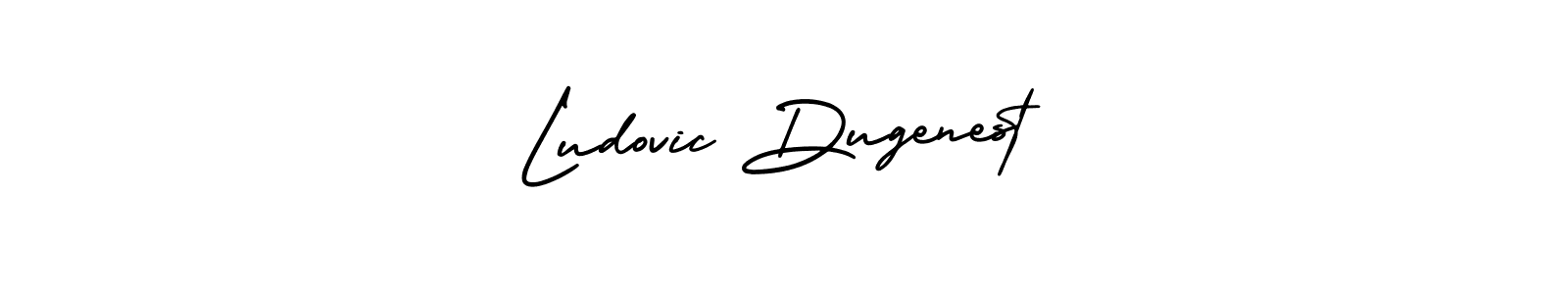 Best and Professional Signature Style for Ludovic Dugenest. AmerikaSignatureDemo-Regular Best Signature Style Collection. Ludovic Dugenest signature style 3 images and pictures png