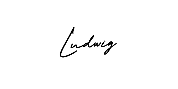 How to make Ludwig signature? AmerikaSignatureDemo-Regular is a professional autograph style. Create handwritten signature for Ludwig name. Ludwig signature style 3 images and pictures png