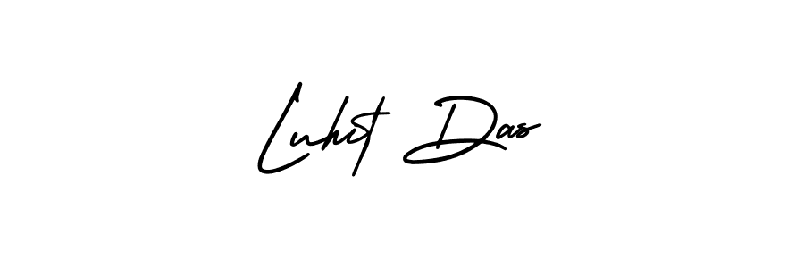 Check out images of Autograph of Luhit Das name. Actor Luhit Das Signature Style. AmerikaSignatureDemo-Regular is a professional sign style online. Luhit Das signature style 3 images and pictures png