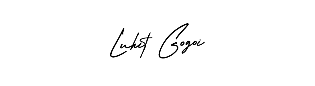 if you are searching for the best signature style for your name Luhit Gogoi. so please give up your signature search. here we have designed multiple signature styles  using AmerikaSignatureDemo-Regular. Luhit Gogoi signature style 3 images and pictures png