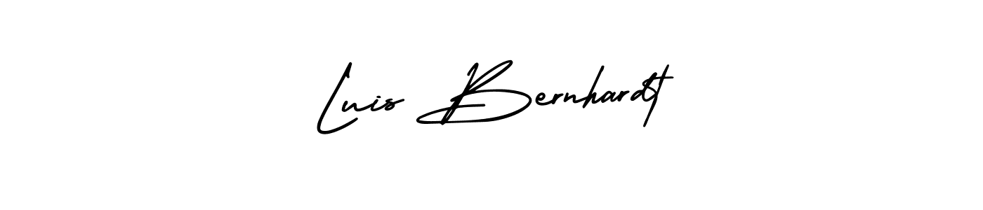 Create a beautiful signature design for name Luis Bernhardt. With this signature (AmerikaSignatureDemo-Regular) fonts, you can make a handwritten signature for free. Luis Bernhardt signature style 3 images and pictures png