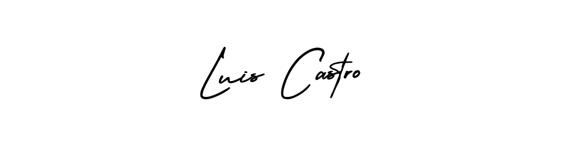 Similarly AmerikaSignatureDemo-Regular is the best handwritten signature design. Signature creator online .You can use it as an online autograph creator for name Luis Castro. Luis Castro signature style 3 images and pictures png