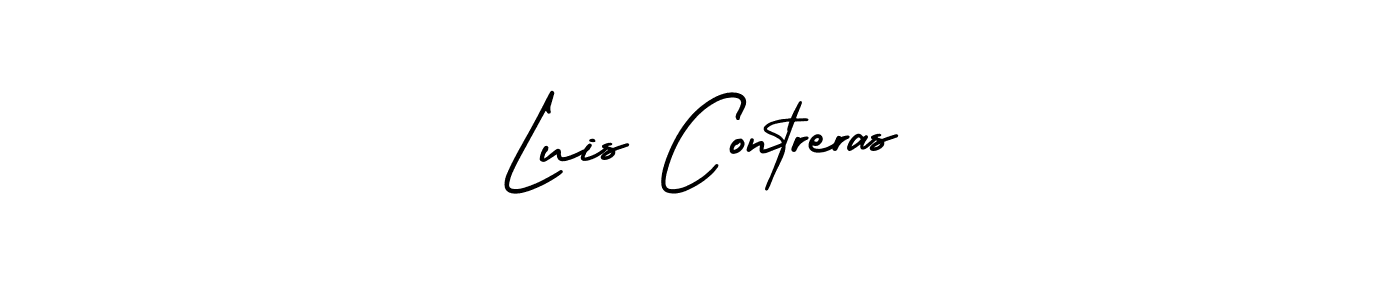 Make a beautiful signature design for name Luis Contreras. With this signature (AmerikaSignatureDemo-Regular) style, you can create a handwritten signature for free. Luis Contreras signature style 3 images and pictures png