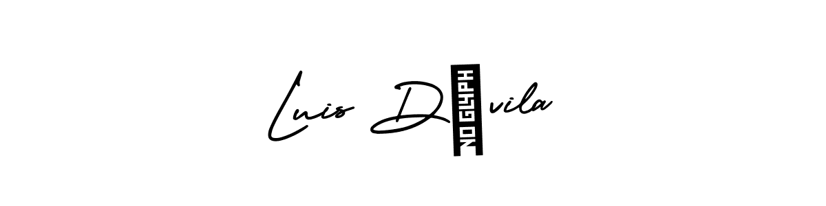 You can use this online signature creator to create a handwritten signature for the name Luis Dávila. This is the best online autograph maker. Luis Dávila signature style 3 images and pictures png