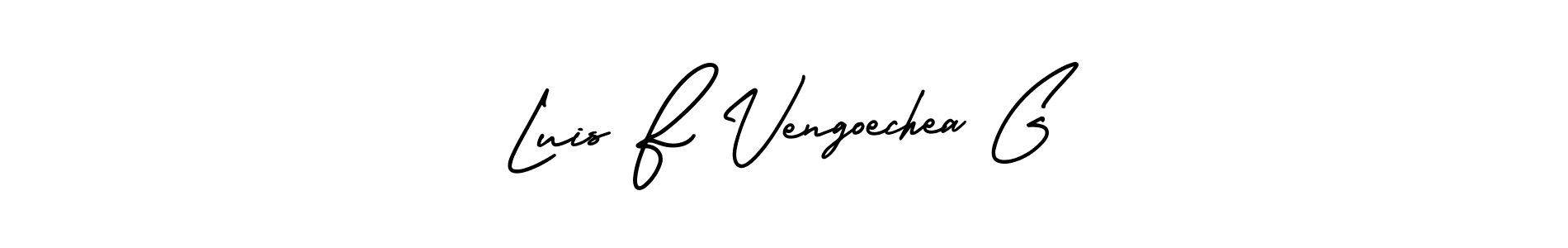 Here are the top 10 professional signature styles for the name Luis F Vengoechea G. These are the best autograph styles you can use for your name. Luis F Vengoechea G signature style 3 images and pictures png