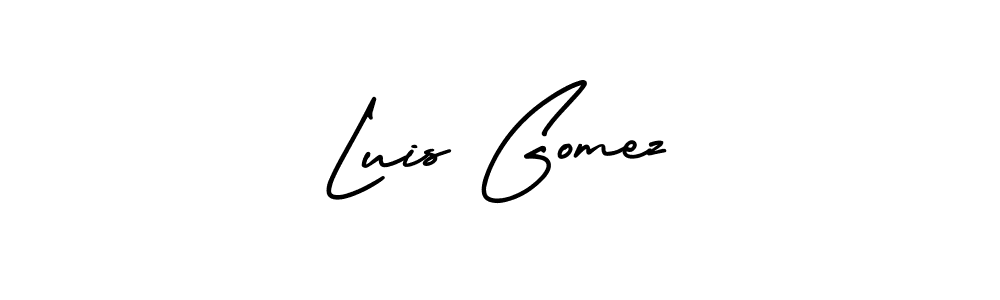 Use a signature maker to create a handwritten signature online. With this signature software, you can design (AmerikaSignatureDemo-Regular) your own signature for name Luis Gomez. Luis Gomez signature style 3 images and pictures png