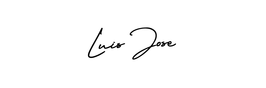 How to make Luis Jose signature? AmerikaSignatureDemo-Regular is a professional autograph style. Create handwritten signature for Luis Jose name. Luis Jose signature style 3 images and pictures png