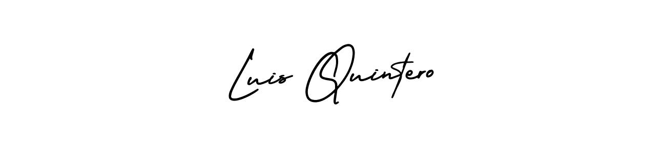 Create a beautiful signature design for name Luis Quintero. With this signature (AmerikaSignatureDemo-Regular) fonts, you can make a handwritten signature for free. Luis Quintero signature style 3 images and pictures png