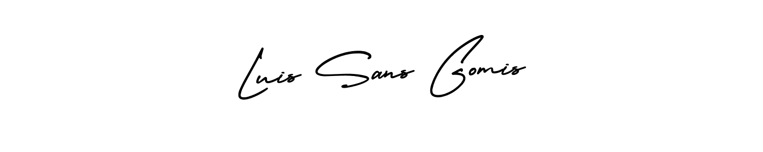 Once you've used our free online signature maker to create your best signature AmerikaSignatureDemo-Regular style, it's time to enjoy all of the benefits that Luis Sans Gomis name signing documents. Luis Sans Gomis signature style 3 images and pictures png