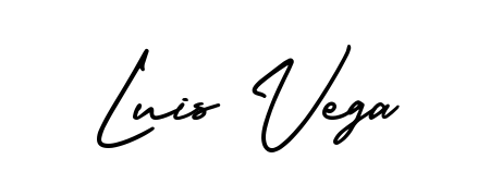 Style your name Luis Vega with confidence using AmerikaSignatureDemo-Regular signature design. Simple, elegant, and ready for immediate document use. Luis Vega signature style 3 images and pictures png