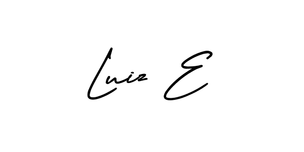 Make a short Luiz E signature style. Manage your documents anywhere anytime using AmerikaSignatureDemo-Regular. Create and add eSignatures, submit forms, share and send files easily. Luiz E signature style 3 images and pictures png