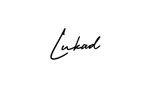 Also we have Lukad name is the best signature style. Create professional handwritten signature collection using AmerikaSignatureDemo-Regular autograph style. Lukad signature style 3 images and pictures png