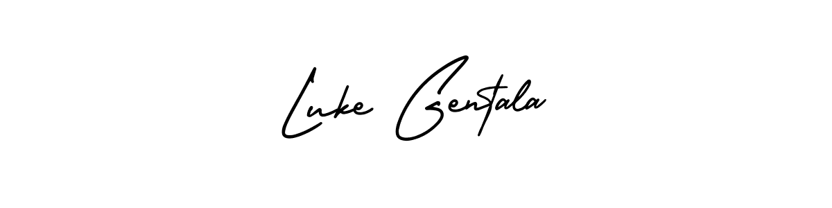 Design your own signature with our free online signature maker. With this signature software, you can create a handwritten (AmerikaSignatureDemo-Regular) signature for name Luke Gentala. Luke Gentala signature style 3 images and pictures png