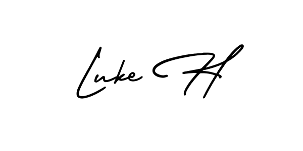 Make a beautiful signature design for name Luke H. Use this online signature maker to create a handwritten signature for free. Luke H signature style 3 images and pictures png