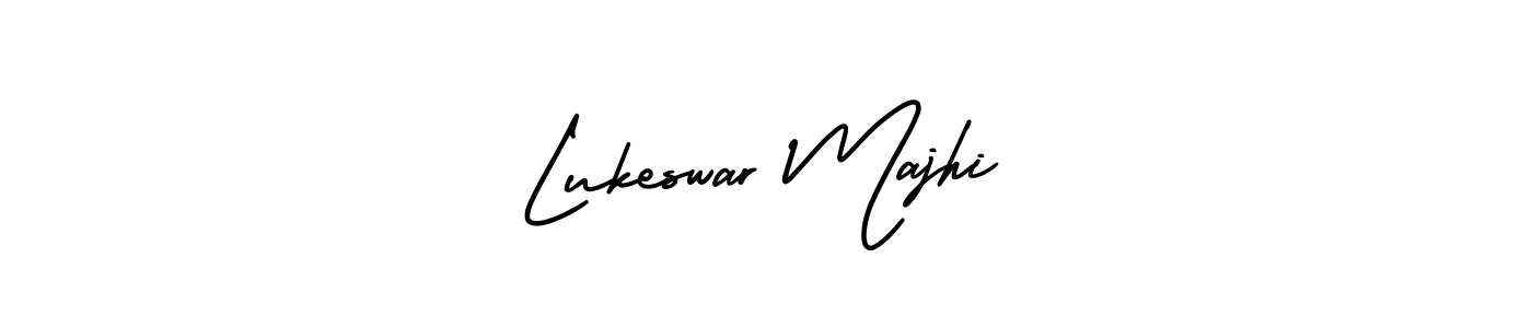 Make a beautiful signature design for name Lukeswar Majhi. With this signature (AmerikaSignatureDemo-Regular) style, you can create a handwritten signature for free. Lukeswar Majhi signature style 3 images and pictures png