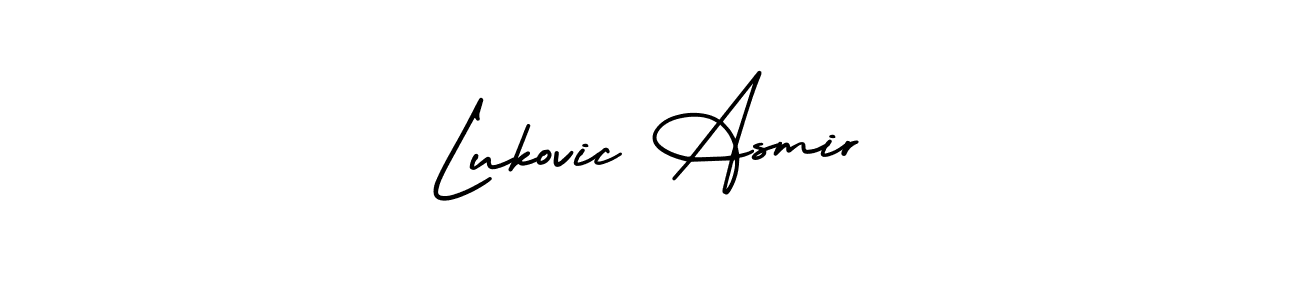 How to make Lukovic Asmir name signature. Use AmerikaSignatureDemo-Regular style for creating short signs online. This is the latest handwritten sign. Lukovic Asmir signature style 3 images and pictures png