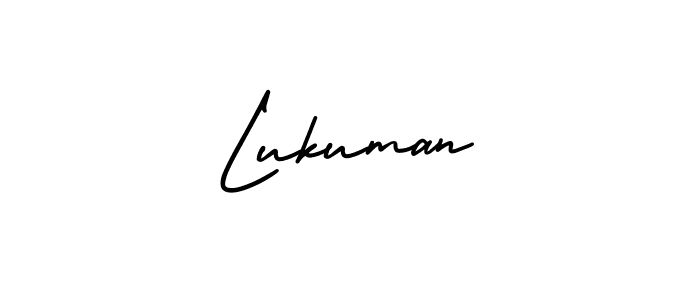 How to Draw Lukuman signature style? AmerikaSignatureDemo-Regular is a latest design signature styles for name Lukuman. Lukuman signature style 3 images and pictures png