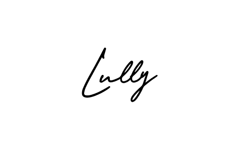 Create a beautiful signature design for name Lully. With this signature (AmerikaSignatureDemo-Regular) fonts, you can make a handwritten signature for free. Lully signature style 3 images and pictures png