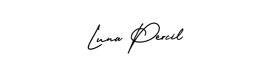 if you are searching for the best signature style for your name Luna Percil. so please give up your signature search. here we have designed multiple signature styles  using AmerikaSignatureDemo-Regular. Luna Percil signature style 3 images and pictures png