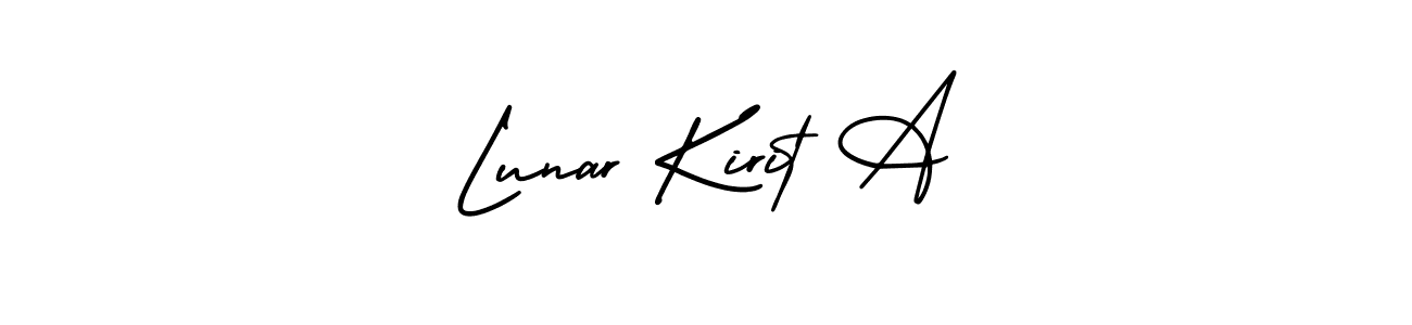 AmerikaSignatureDemo-Regular is a professional signature style that is perfect for those who want to add a touch of class to their signature. It is also a great choice for those who want to make their signature more unique. Get Lunar Kirit A name to fancy signature for free. Lunar Kirit A signature style 3 images and pictures png