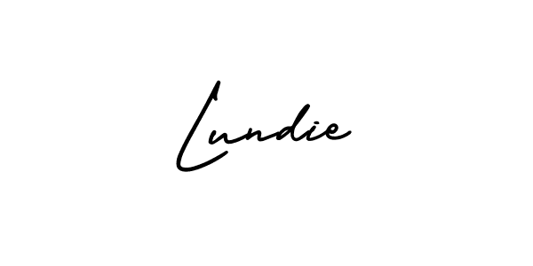 Design your own signature with our free online signature maker. With this signature software, you can create a handwritten (AmerikaSignatureDemo-Regular) signature for name Lundie. Lundie signature style 3 images and pictures png