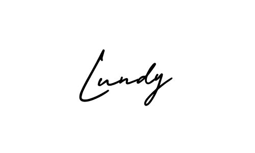 You should practise on your own different ways (AmerikaSignatureDemo-Regular) to write your name (Lundy) in signature. don't let someone else do it for you. Lundy signature style 3 images and pictures png