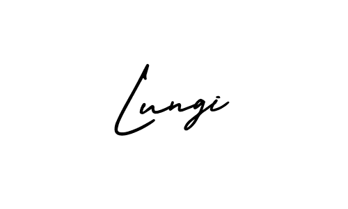 Make a beautiful signature design for name Lungi. With this signature (AmerikaSignatureDemo-Regular) style, you can create a handwritten signature for free. Lungi signature style 3 images and pictures png