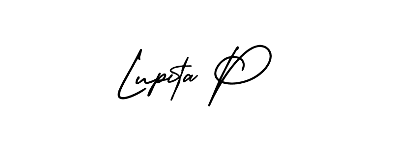 You can use this online signature creator to create a handwritten signature for the name Lupita P. This is the best online autograph maker. Lupita P signature style 3 images and pictures png