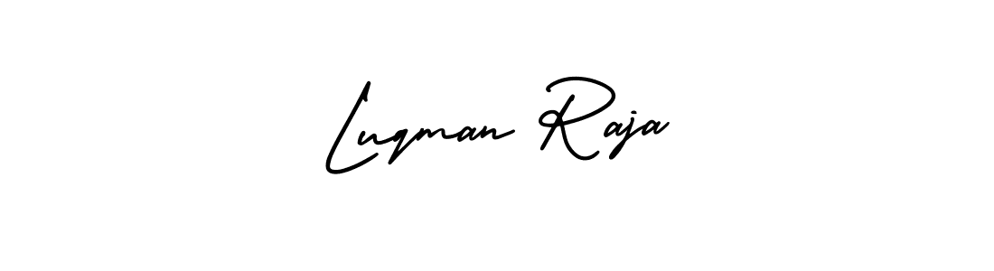 Best and Professional Signature Style for Luqman Raja. AmerikaSignatureDemo-Regular Best Signature Style Collection. Luqman Raja signature style 3 images and pictures png