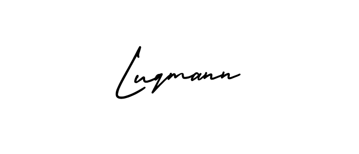 Make a beautiful signature design for name Luqmann. With this signature (AmerikaSignatureDemo-Regular) style, you can create a handwritten signature for free. Luqmann signature style 3 images and pictures png