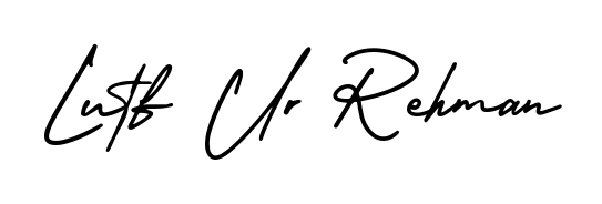 Upgrade your professional image with Lutf Ur Rehman signature created with AmerikaSignatureDemo-Regular font. Fast, free, and watermark-free download. Lutf Ur Rehman signature style 3 images and pictures png