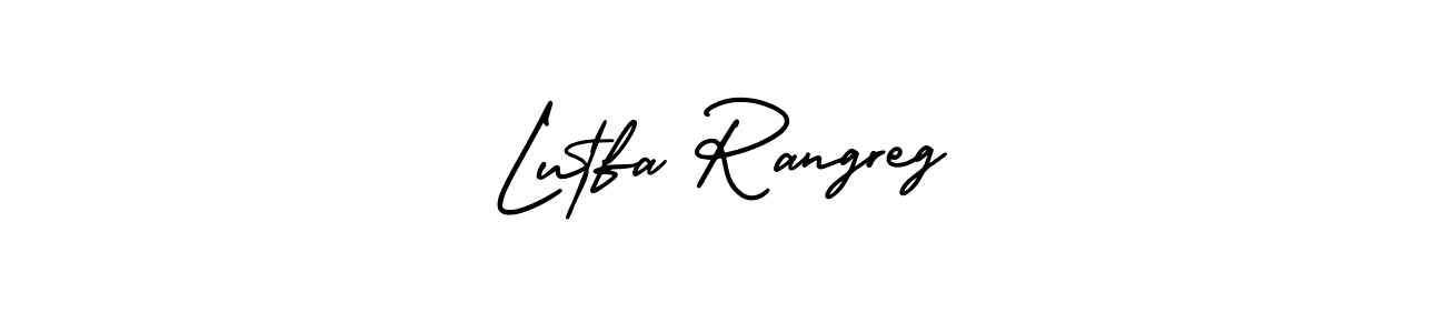 Best and Professional Signature Style for Lutfa Rangreg. AmerikaSignatureDemo-Regular Best Signature Style Collection. Lutfa Rangreg signature style 3 images and pictures png