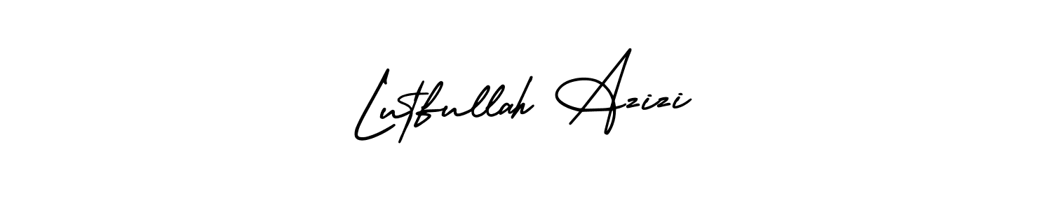 if you are searching for the best signature style for your name Lutfullah Azizi. so please give up your signature search. here we have designed multiple signature styles  using AmerikaSignatureDemo-Regular. Lutfullah Azizi signature style 3 images and pictures png