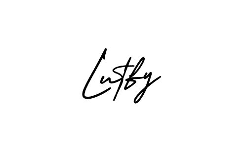 if you are searching for the best signature style for your name Lutfy. so please give up your signature search. here we have designed multiple signature styles  using AmerikaSignatureDemo-Regular. Lutfy signature style 3 images and pictures png