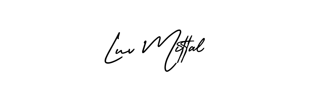Also we have Luv Mittal name is the best signature style. Create professional handwritten signature collection using AmerikaSignatureDemo-Regular autograph style. Luv Mittal signature style 3 images and pictures png